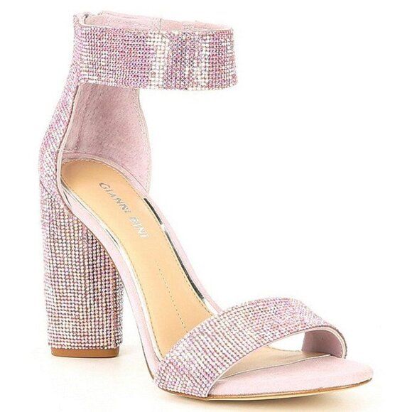 NEW Gianni Bini Ronilynn Rhinestone Bling Jewel Embellished Dress Sandals - Picture 1 of 2
